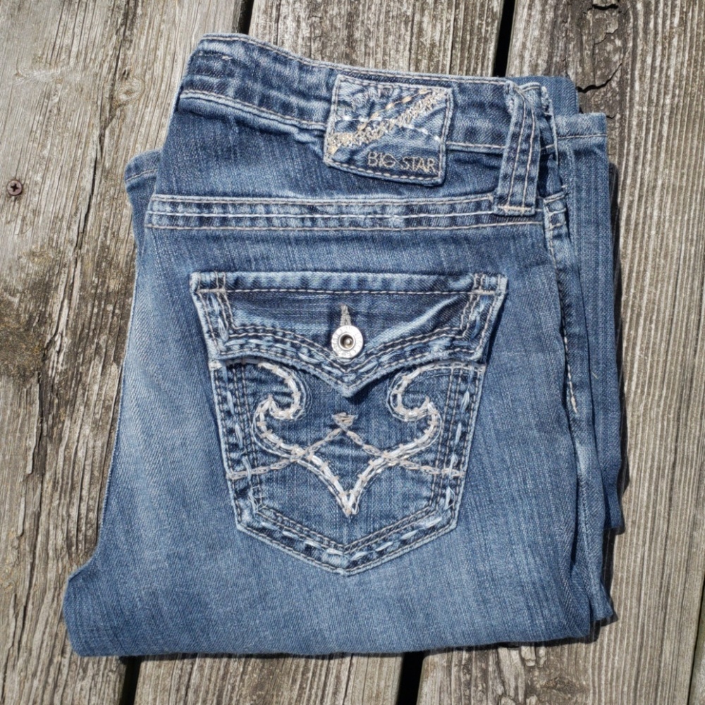 Big Star Maddie Mid Rise Long Jeans